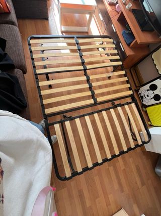 Sofá Cama IKEA LYCKSELE Gris 2 Plazas