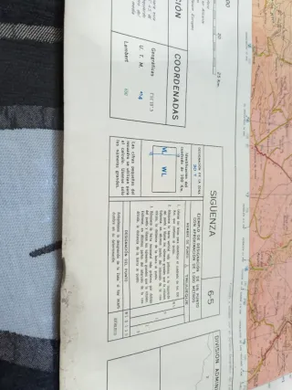 Mapa Militar Sigüenza 1968