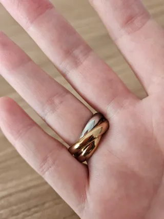Anillo entrelazado