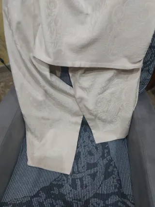 Pañolón Fallera Huertana Beige