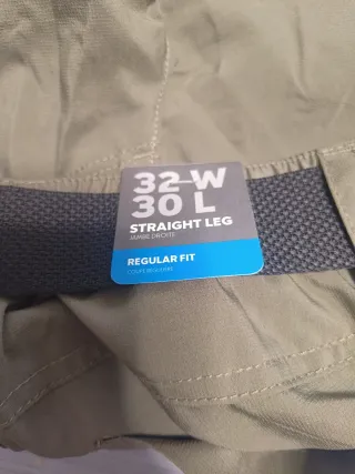 Pantalón Columbia Verde Talla 32W/30L,nuevo