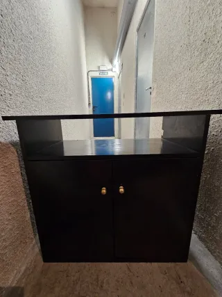 Mueble auxiliar negro moderno – Como nuevo