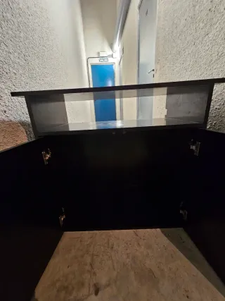 Mueble auxiliar negro moderno – Como nuevo