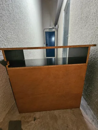 Mueble auxiliar negro moderno – Como nuevo