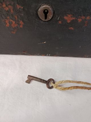 Caja antigua inglesa de escritura o joyero Sig XIX