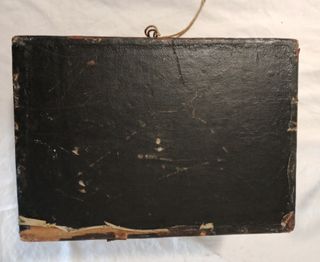 Caja antigua inglesa de escritura o joyero Sig XIX