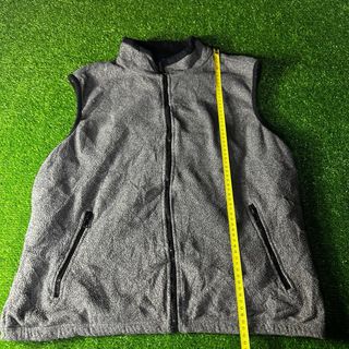 Chaleco Champion Gris Cremallera Bolsillos