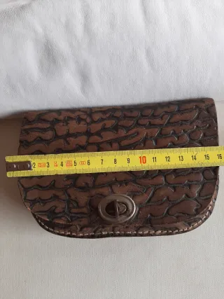 Cartera/monedero cuero antiguo