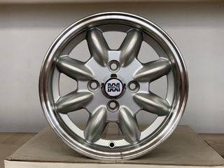 4 LLANTAS minilite 5.5x13 4x101.6 et25
