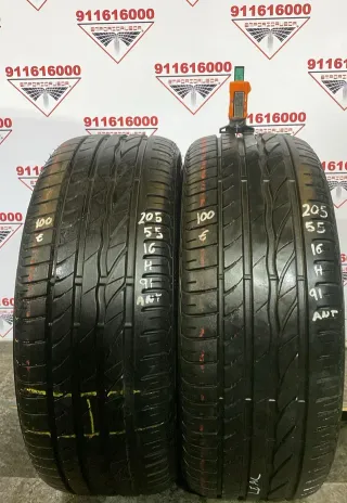 -205 55 16 H BRIDGESTONE RUEDA AL 90% VIDA UTIL