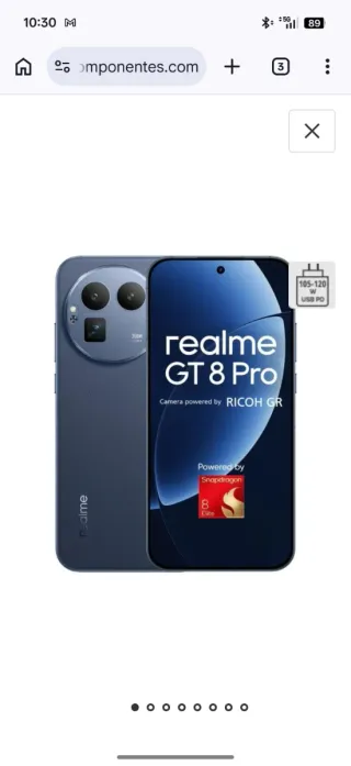 Realme GT 8 Pro 512GB Azul