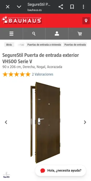 Puerta acorazada SegureStil VH500