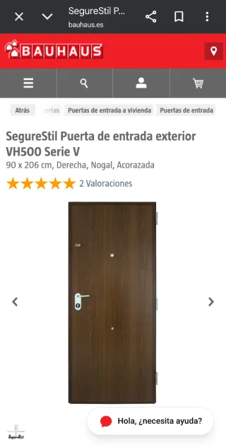 Puerta acorazada SegureStil VH500