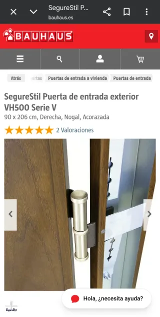 Puerta acorazada SegureStil VH500