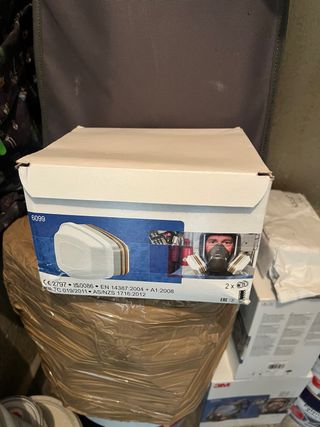 Mascarilla 3M 6000 con filtros