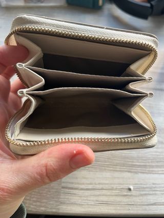 Cartera Tous Piel Beige Poco Uso