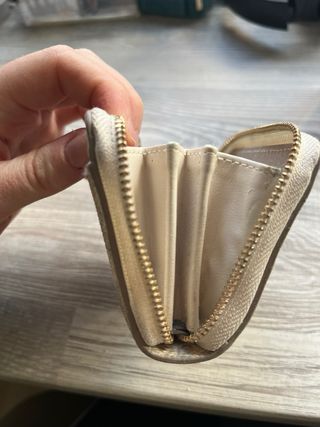 Cartera Tous Piel Beige Poco Uso