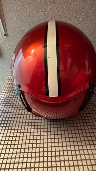 Casco de esquí rojo Cebe niño