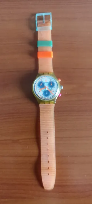 Orologio Swatch Cronografo Arancione