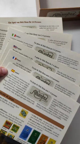 ALHAMBRA Juego de Mesa