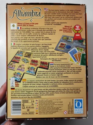 ALHAMBRA Juego de Mesa