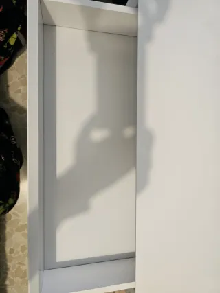 Cajón recibidor blanco suspendido