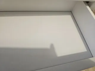 Cajón recibidor blanco suspendido