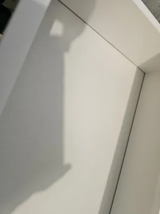 Cajón recibidor blanco suspendido