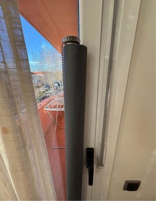 Estor opaco gris oscuro 150x250