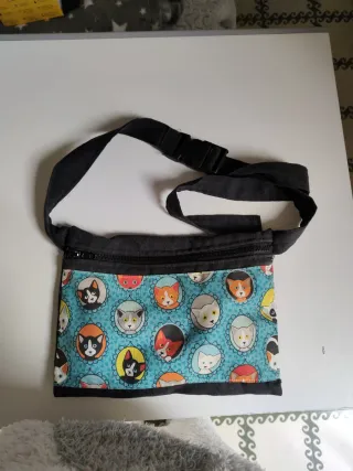 Riñonera divertida gatos, sin marca.