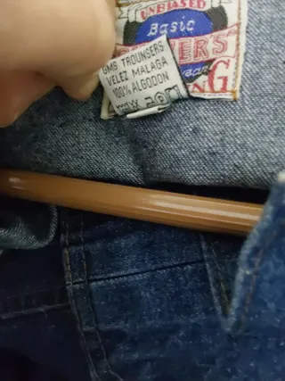 Chaqueta tejana con cinturón