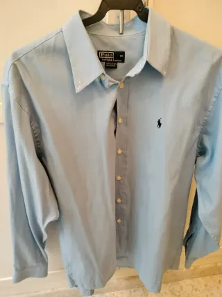 Camisa Polo Ralph Lauren Celeste Talla L