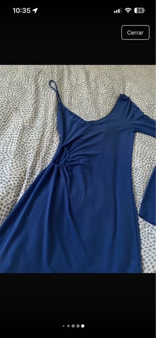 Vestido Asimétrico Pull&Bear Azul