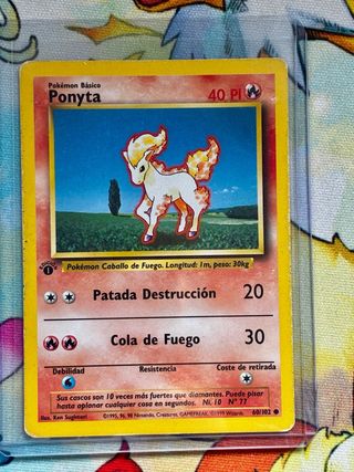 Ponyta 60 Base Set Primera Edición ES