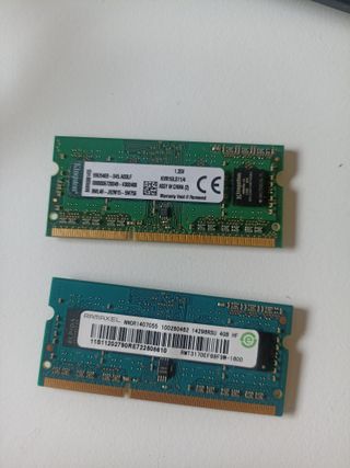 8GB Ram portatil