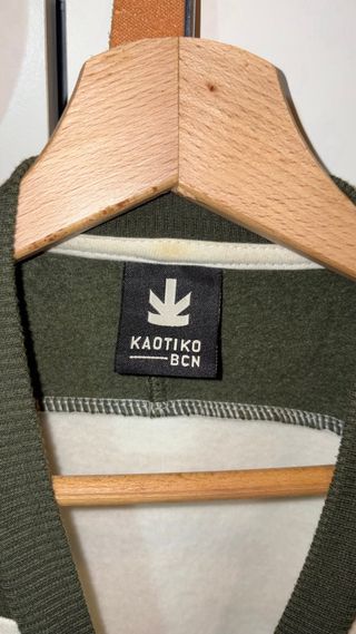 Sudadera Kaotiko Beige y Naranja