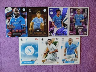 Cromos de fútbol Topps Champions League Napoli