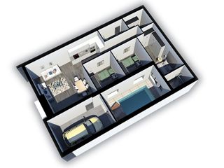 Casa adosada en venta en Tomelloso