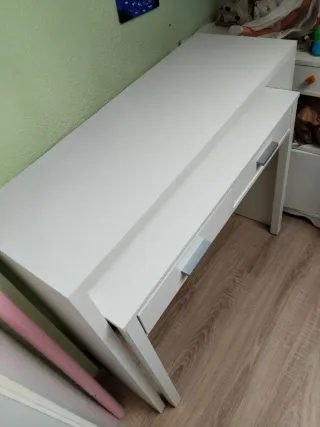 Escritorio extensible blanco
