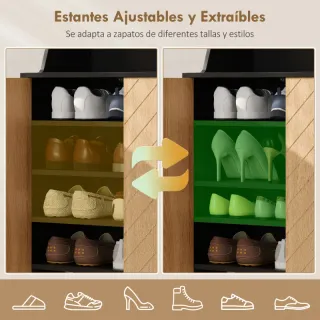 Zapatero Entrada 75x35x104 cm