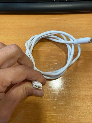 Cable USB-C a USB-C Blanco
