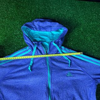 Chaqueta Adidas Morada y Turquesa