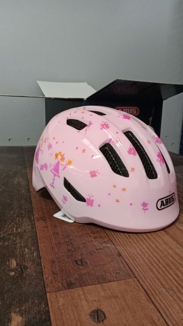 Capacete Infantil ABUS Smiley 3.0 Tamanho M Rosa