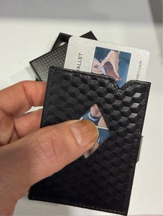 Cartera Exentri Negra RFID Block