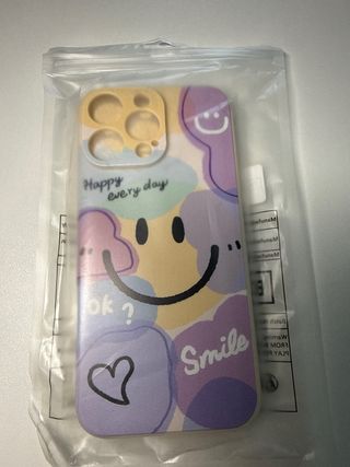 Funda iPhone 15 Pro Max Diseño Feliz