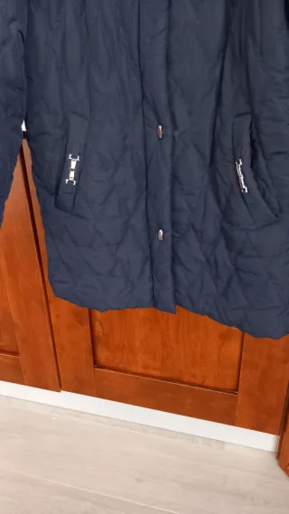 Giaccone trapuntato donna blu