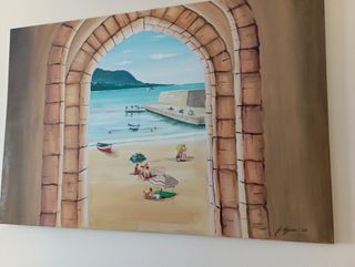 Quadro Autore Cefalù 120x80cm