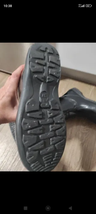 Botas de agua negras