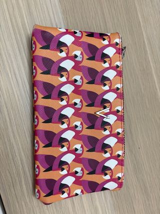 Cartera Mango con estampado de loros