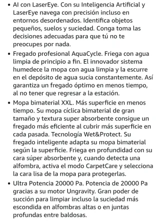 Robot aspirador Cecotec Conga Z100 Aquacycle